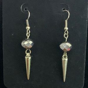 Gold Spike Drop Earring or Bundle 3 for $30